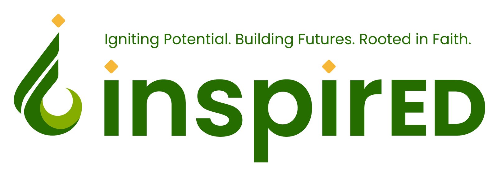 The final InspirED logo with its tagline